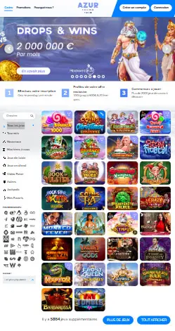l'application et interface CASINADO CASINO