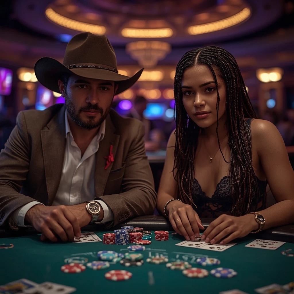 photo de deux joueurs de poker CASINADO CASINO