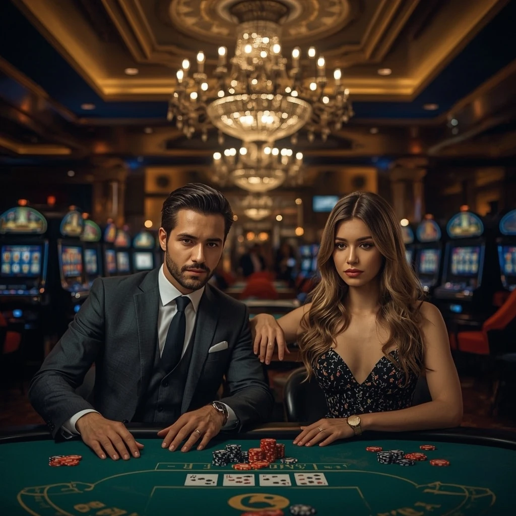 Deux joueurs de poker au CASINADO CASINO